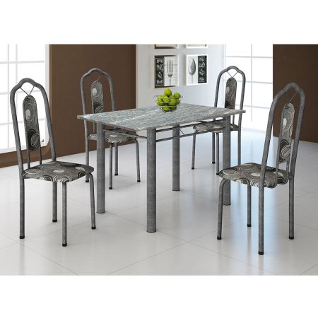 MESA 4CAD. BIANCA 010 MART. GRANITO 1.20 TOPAZIO