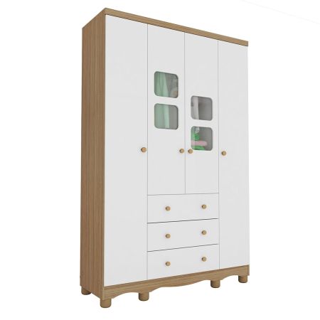 ROUPEIRO ULI 4 PORTAS - BCO/CARV