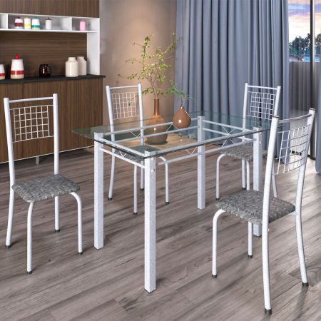MESA IZA 013 4CAD PEROLA VD 120X75