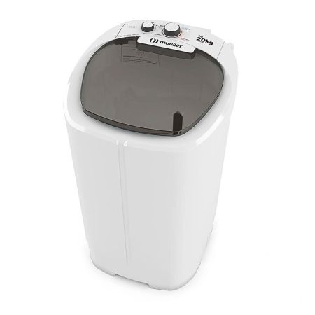 Lavadora Semiautomática Big 20kg - Potência de 380W, Filtro para Fiapos - Mueller