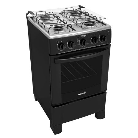 FOGAO STAR 4 BOCAS AUTOMATICO PRETO NOVO